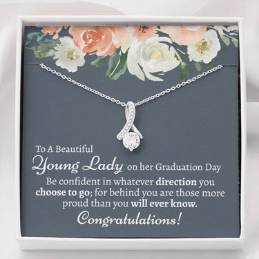 Graduation Young Lady Alluring Beauty Necklace - Love You This Much